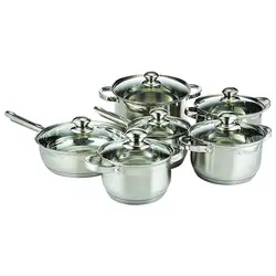 قابلمه 12 پارچه استیل ویلسون مدل WILSON STAINLESS STEEL