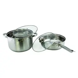 قابلمه 12 پارچه استیل ویلسون مدل WILSON STAINLESS STEEL