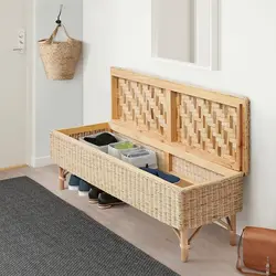 نیمکت حصیری دست ساز 120cm ایکیا مدل Ikea TOLKNING 805.126.57