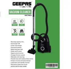 جارو برقی 2600 وات جیپاس مدل GEEPAS GVC19023