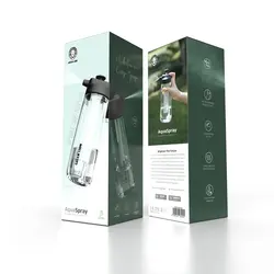 آب پاش گرین لاین مدل {GNSPYWTBTLBK} Green Lion Aqua Spray Water Bottle 700mL
