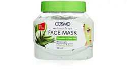 ماسک آبرسان و سفید کننده مدل خیار آلوئه ورا کازمو cosmo حجم 500ml