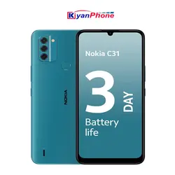 گوشی موبایل نوکیا مدل C31 دو سیم کارت ظرفیت 128 گیگابایت و رم 4 گیگابایت با گارانتی 18 ماهه شرکتی