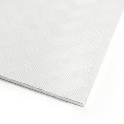 تایل 9.5mm روکش PVC با فویل آلومینیوم طرح حصیری