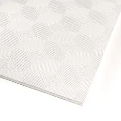 تایل 9.5mm روکش PVC با فویل آلومینیوم طرح لوزی