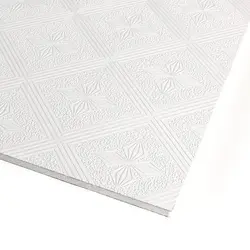 تایل 9.5mm روکش PVC با فویل آلومینیوم طرح الماس