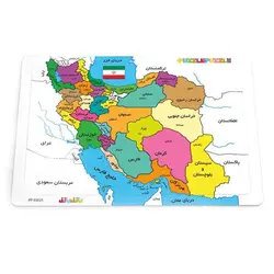 پازل رنگ آمیزی نقشه ایران