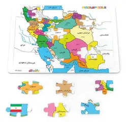 پازل رنگ آمیزی نقشه ایران