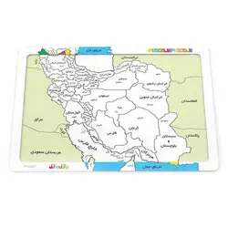پازل رنگ آمیزی نقشه ایران