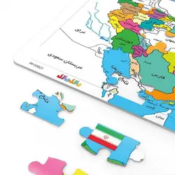 پازل رنگ آمیزی نقشه ایران