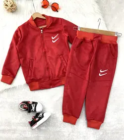 سویشرت و شلوار نایک اسپورت قرمز