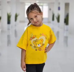 تیشرت لانگ دخترانه خرسی