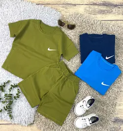 ست تیشرت و شلوارک پسرانه نایک