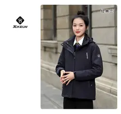 کاپشن دوپوش پر زنانه جک لانگ کد 622