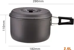 ست ظروف 4 نفره کوهنوردی اسنوهاک کد SN.C8