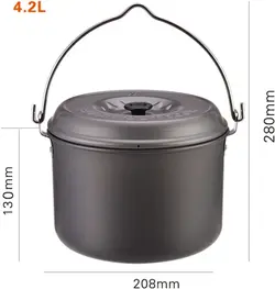 ست ظروف 4 نفره کوهنوردی اسنوهاک کد SN.C8