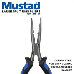 انبر ماهیگیری چند کاره آب شور موستاد Mustad SPLIT RING PLIERS