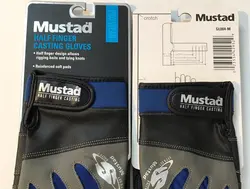 دستکش ماهیگیری نیم انگشت اورجینال Mustad