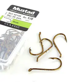 قلاب ماهیگیری پایه کوتاه موستاد بسته 10 عددی