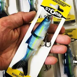 لور ماهیگیری ژله ای استورم مدل Storm Soft Live Kickin’ Minnow