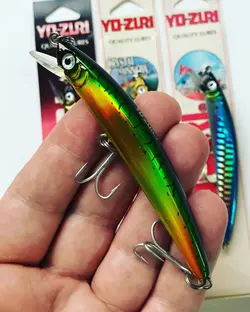 لور ماهیگیری یوزوری YO-ZURI CRYSTAL MINNOW (F) 90mm