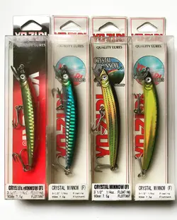 لور ماهیگیری یوزوری YO-ZURI CRYSTAL MINNOW (F) 90mm