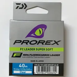 لیدر ماهیگیری فلور کربن دایوا DAIWA PROREX 100% FLUOROCARBON LEADER