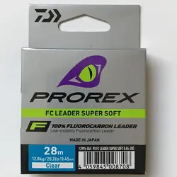 لیدر ماهیگیری فلور کربن دایوا DAIWA PROREX 100% FLUOROCARBON LEADER