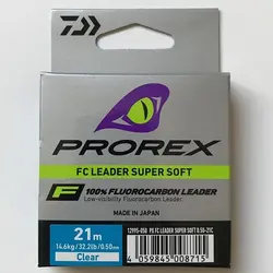 لیدر ماهیگیری فلور کربن دایوا DAIWA PROREX 100% FLUOROCARBON LEADER