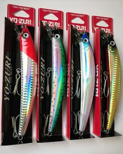 لور ماهیگیری فلوت یوزوری YO-ZURI CRYSTAL MINNOW (F) 130mm
