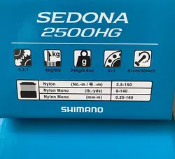 چرخ ماهیگیری شیمانو Shimano Sedona 2500HG