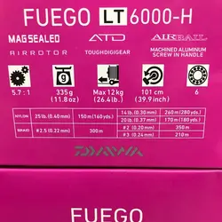 چرخ ماهیگیری دایوا DAIWA 20 Fuego LT 6000-H