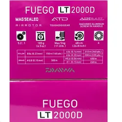 چرخ ماهیگیری دایوا فوئگو Daiwa 20Fuego LT 2000D