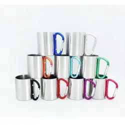 لیوان کمپینگ کارابین دار – Steel Cup