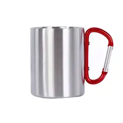 لیوان کمپینگ کارابین دار – Steel Cup