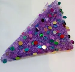 روسری 3 گوش زنانه و دخترانه پولکی