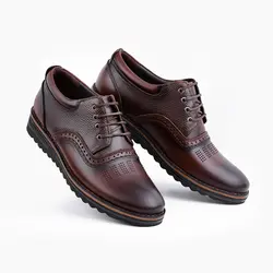 کفش چرم مردانه کلاسیک بندی کد121