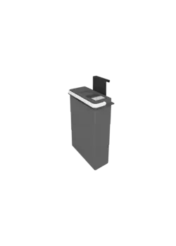 سطل زباله درب آویز 4 لیتری پلاتین کد 3691