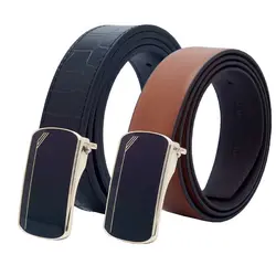 کمربند مردانه پلاکی چرم صنعتی KT1414IN