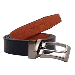 کمربند قلابدار مردانه چرخشی مردانه دورو KT592IN