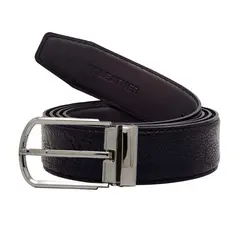 کمربند مردانه قلابدار چرم صنعتی 3.4 سانت KT598IN579