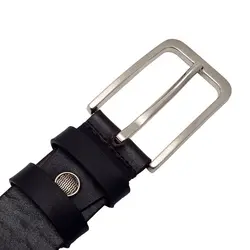 کمربند مردانه قلابدار دوختی طبیعی KT296.1NU