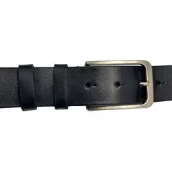 کمربند مردانه قلابدار دوختی طبیعی KT296.1NU