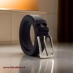 کمربند مردانه قلابدار دوختی طبیعی KT296.1NU