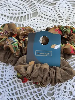 کش  ۲ تایی سبز گلدار