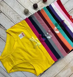 شورت فاق بلند مارک ژله ای نخ پنبه اعلا مارک لعیا(جین ۱۲تایی)