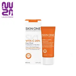 فلویید صورت حاوی انتی اکسیدان اسکین وان | Skin one Vita c 20% Face Fluid