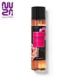 بادی اسپلش گلاب و وانیل بث اند بادی 236میل|bath and body whipped rose and vanilla body mist 236ml