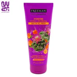 ماسک آبرسان کاکتوس 175میل فریمن |freeman feeling beautiful hydrating cactus + cloudberry water gel mask 175ml