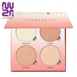 پالت هایلایتر چهار رنگ اناستازیا مدل گلو کیت شوگر  | ANASTASIA BEVERLY HILLS Glow kit sugar